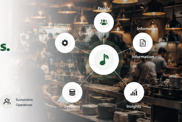 Chordsprout operational hub — People, Processes, Information, Systems, Insights